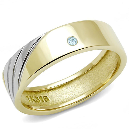 Two Tone Band Ring