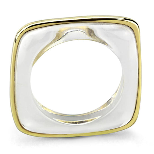 Clear 'Pillow' Ring