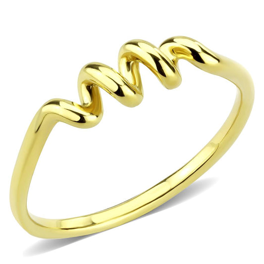 Gold Screw Design Ring