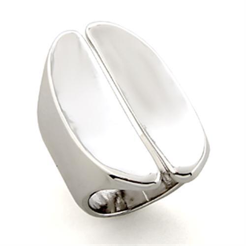Silver Split Shield Ring