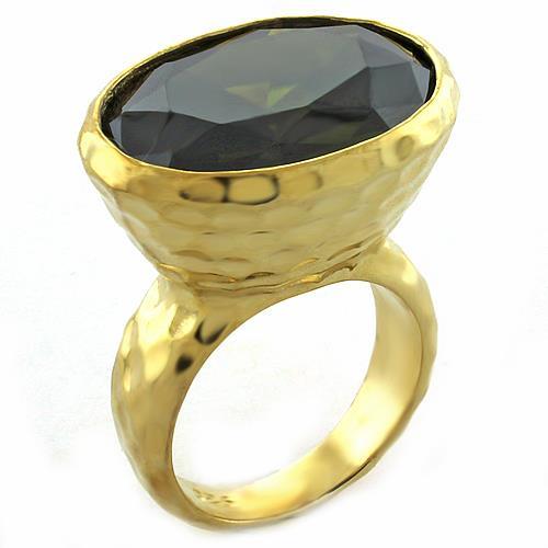 Peridot Gold Dinner Ring