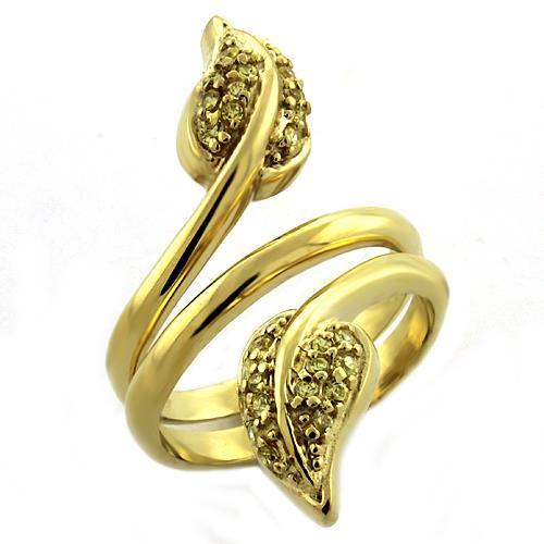Double Petal Gold Ring