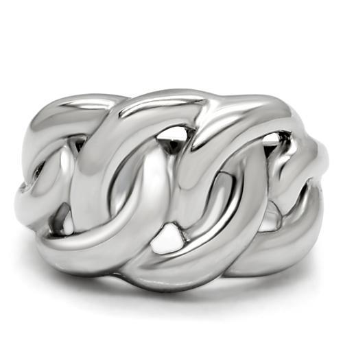 Silver Cuban Link Ring