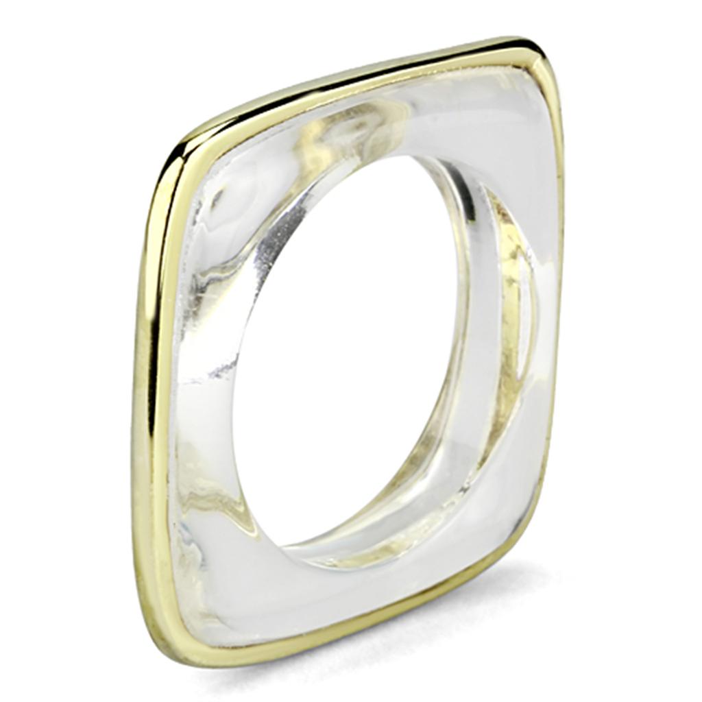 Clear 'Pillow' Ring